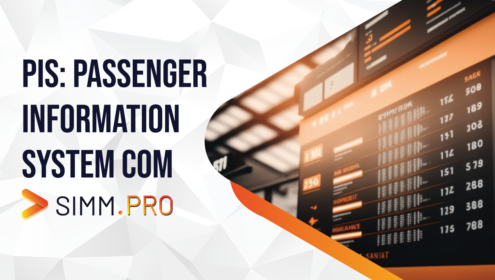 PIS: Passenger Information System com SIMM.PRO